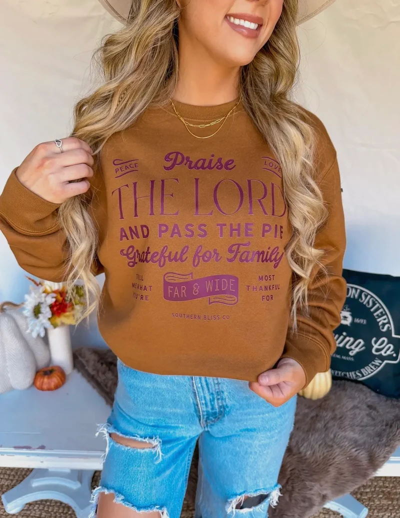 Praise the Lord Thanksgiving Sweater