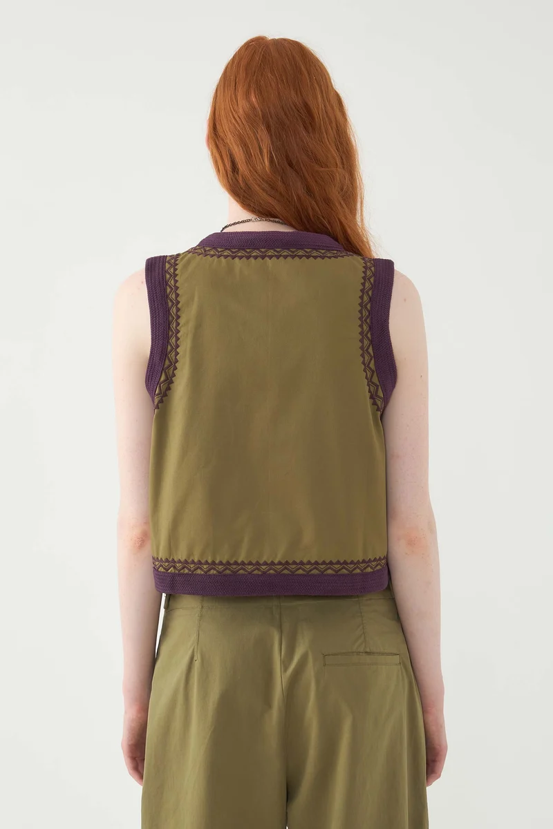 Gilet brodé Winna