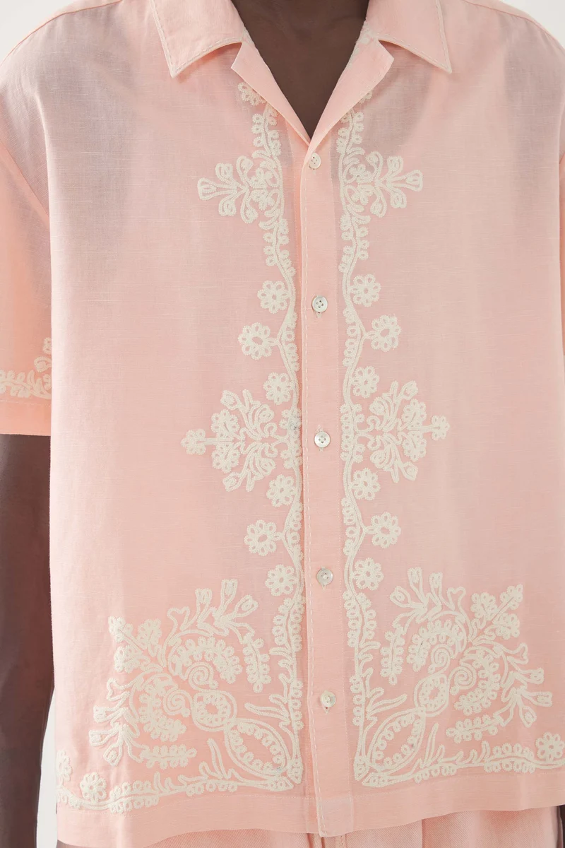 Chemise brodée Adonis