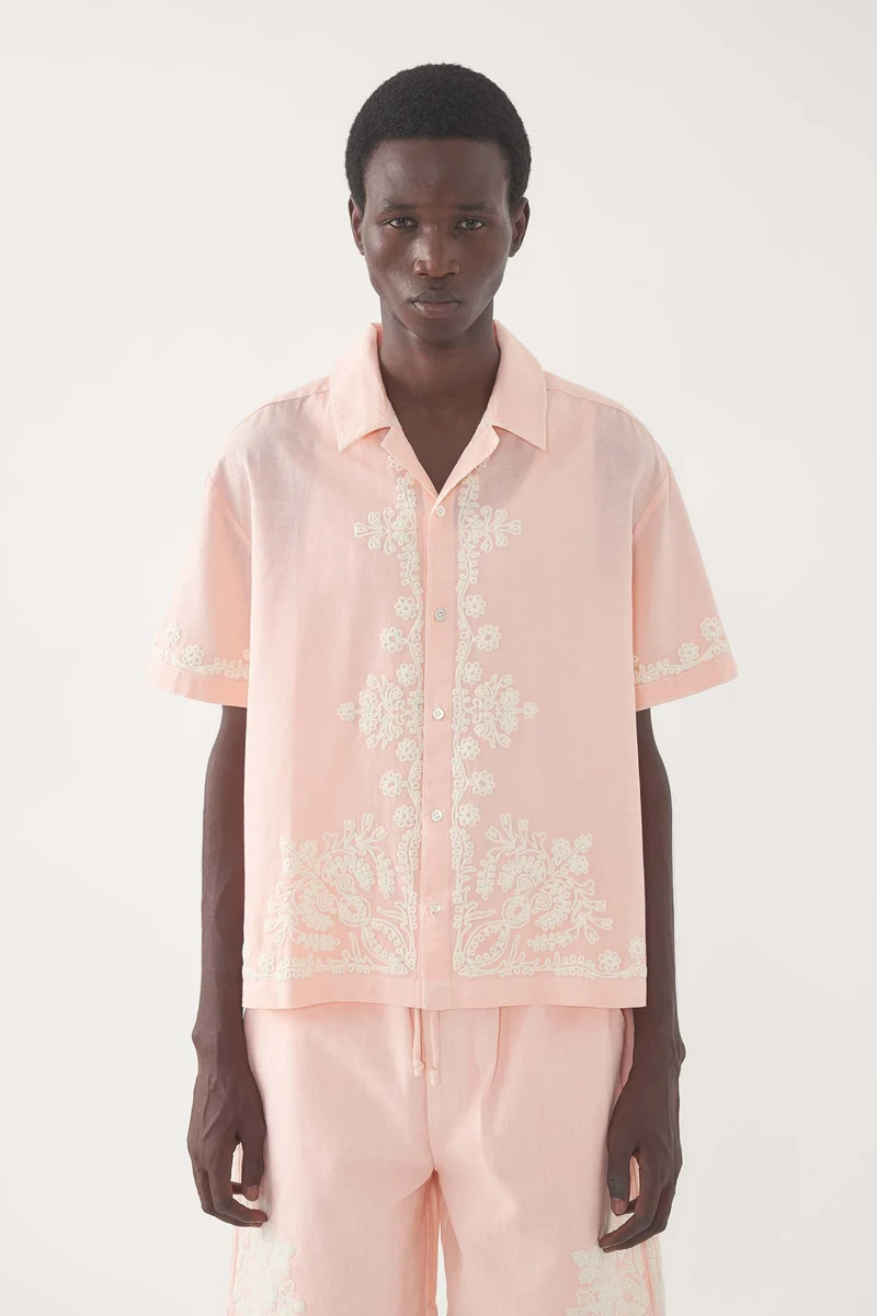 Chemise brodée Adonis