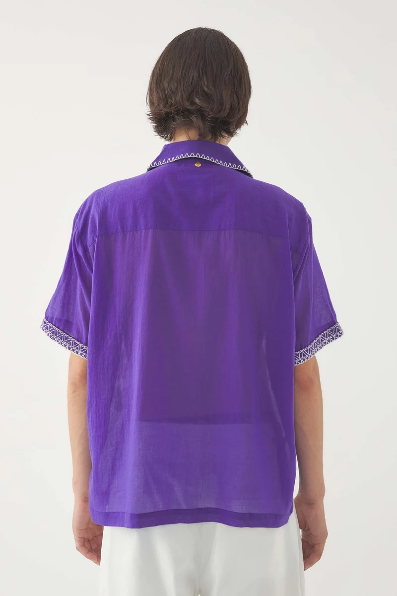 Chemise brodée Suzane