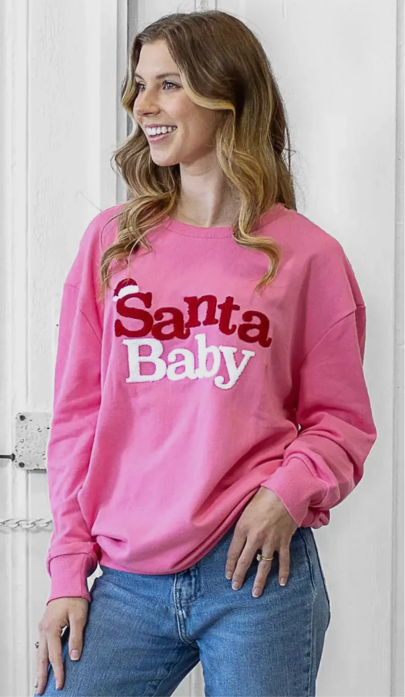 Christmas Santa Baby Sweatshirt