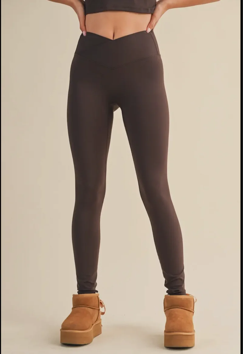 Kimberly C High Waist Crossover Legging