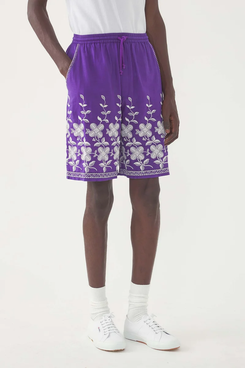 Short brodé Suzane