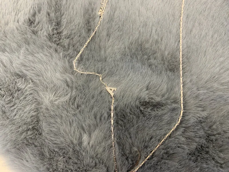 My Girl in LA Initial Necklace