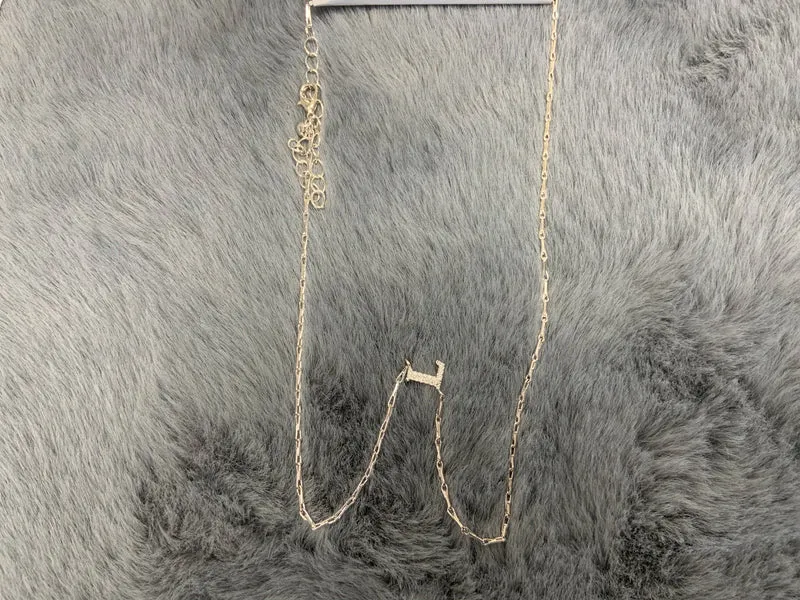 My Girl in LA Initial Necklace