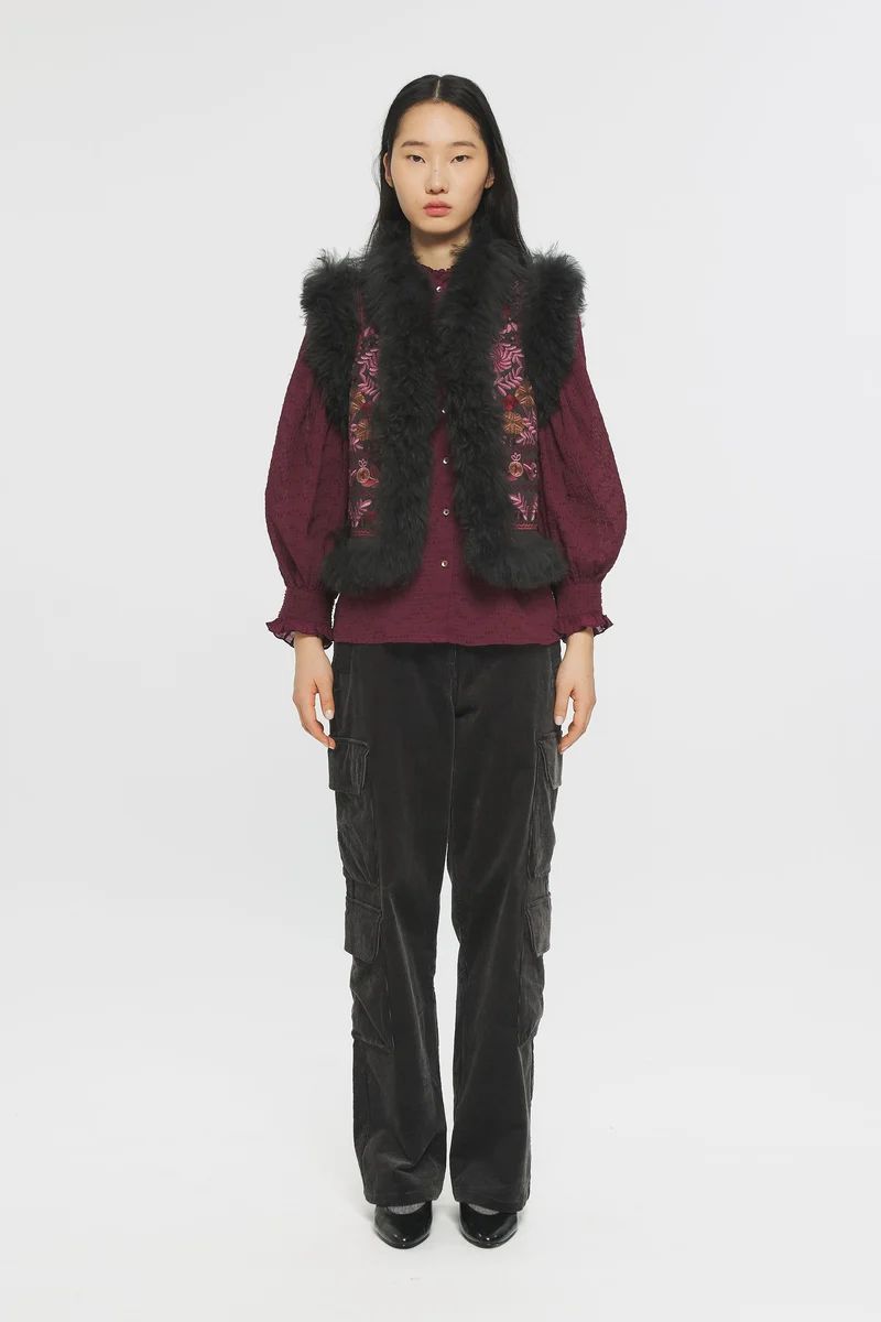 Gilet brodé Huguet