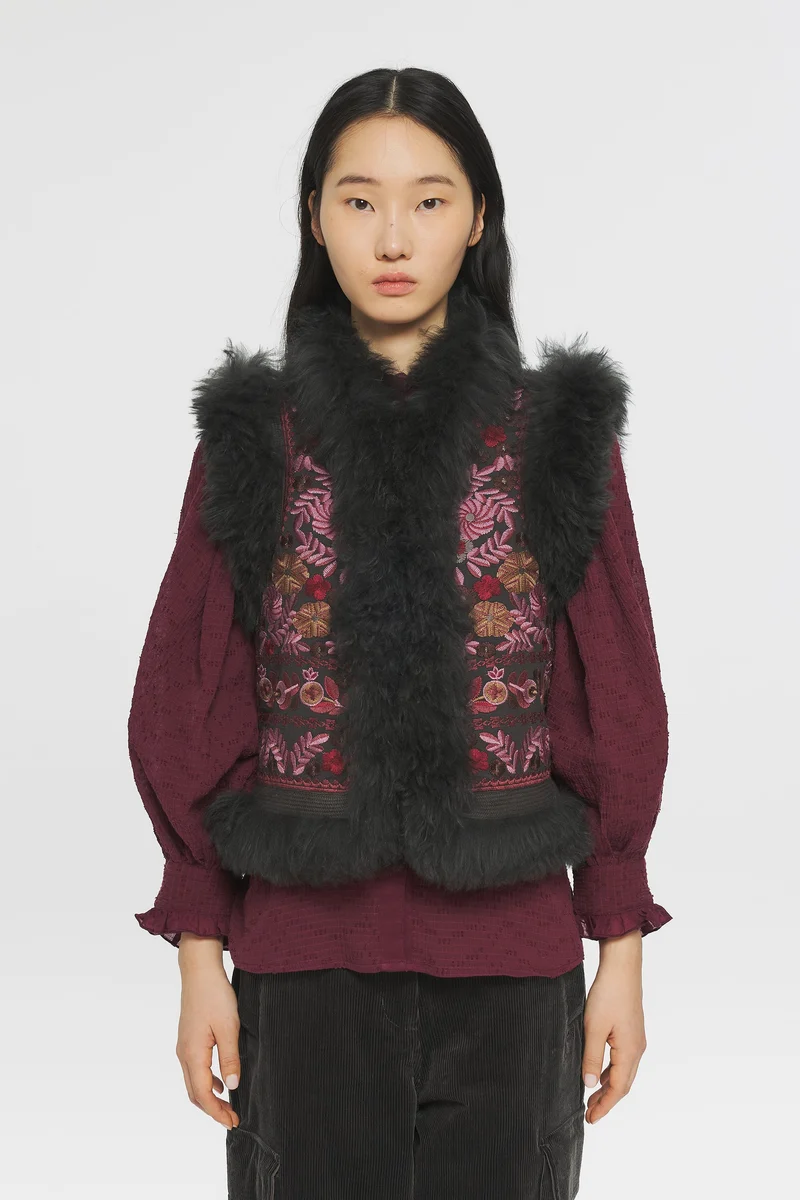 Gilet brodé Huguet