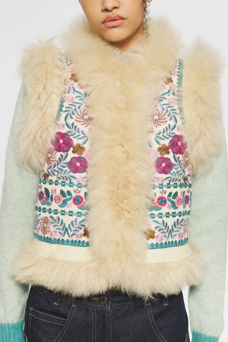 Gilet brodé Huguet