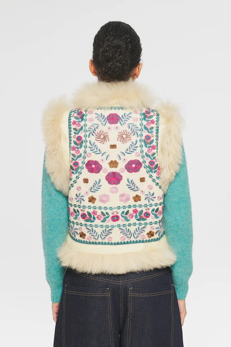 Gilet brodé Huguet