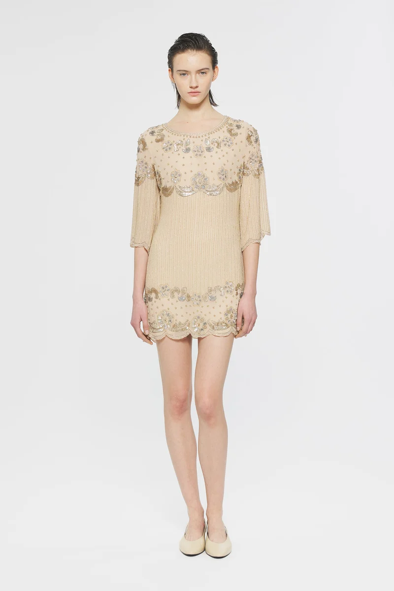 Robe courte à sequins Gadsby