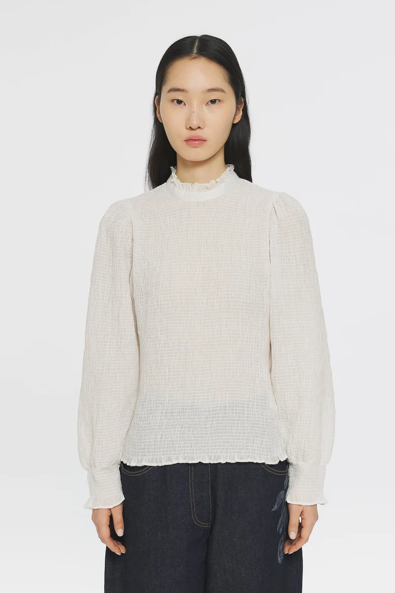 Blouse smockée Angelie