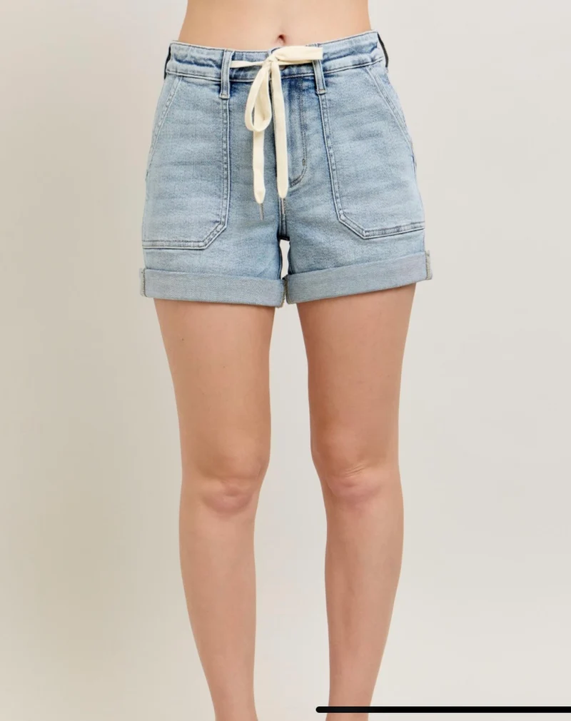 Judy Blue HW Cuff Shorts