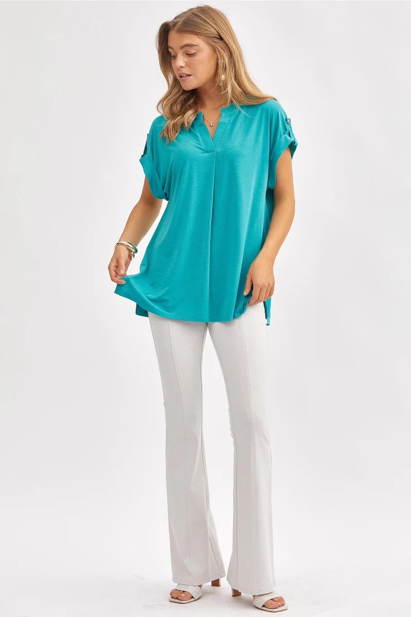 Dear Scarlett Soild Soft Dolman Sleeve Top