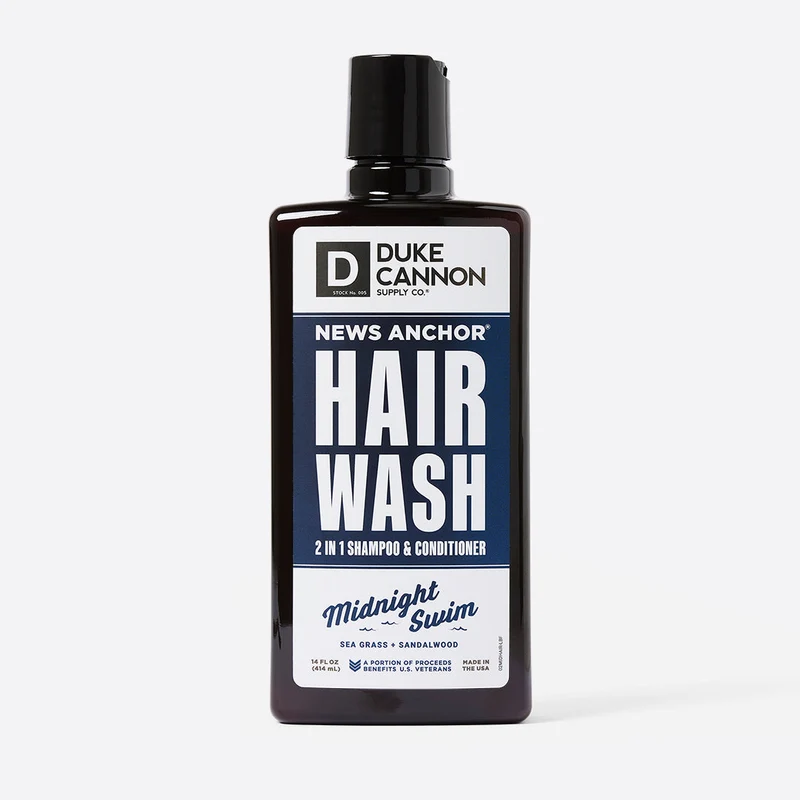 Duke Cannon hair wash Midnight Swim