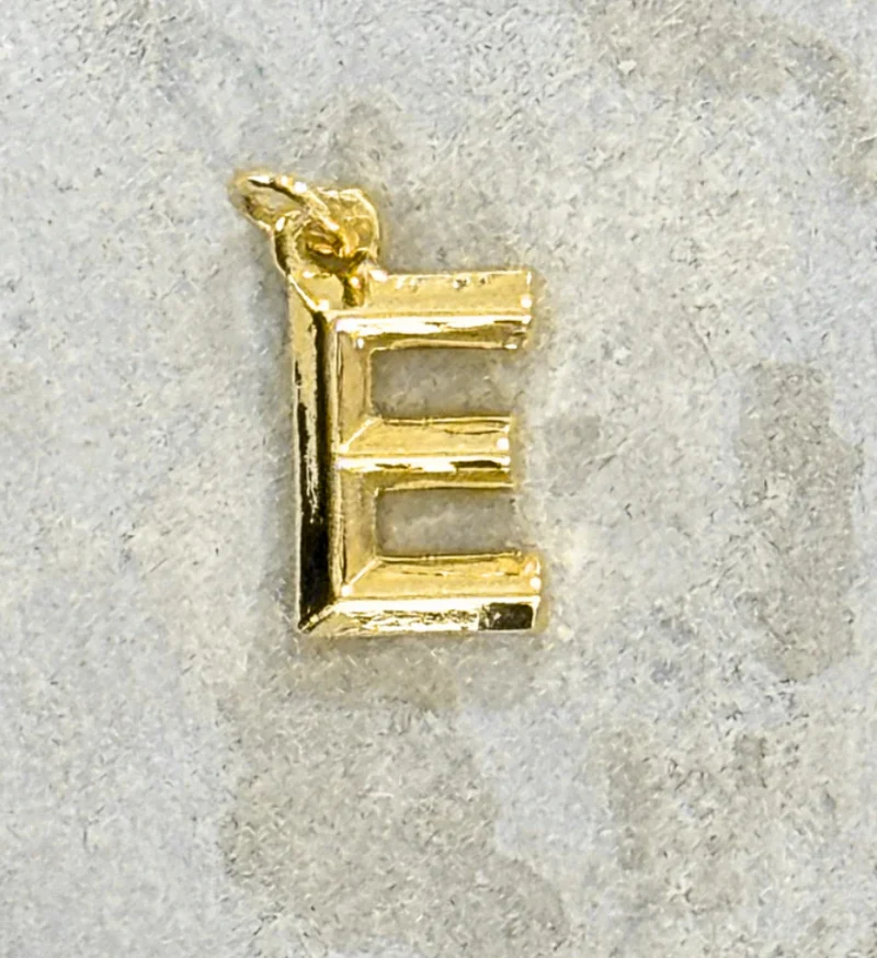 My Girl in LA Gold Initial Charm