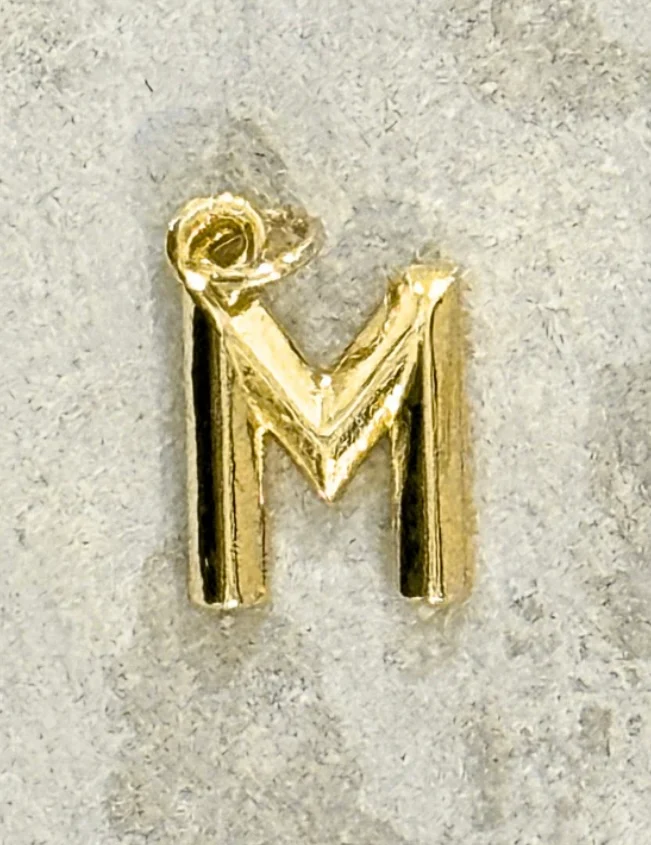 My Girl in LA Gold Initial Charm