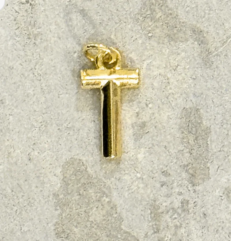 My Girl in LA Gold Initial Charm