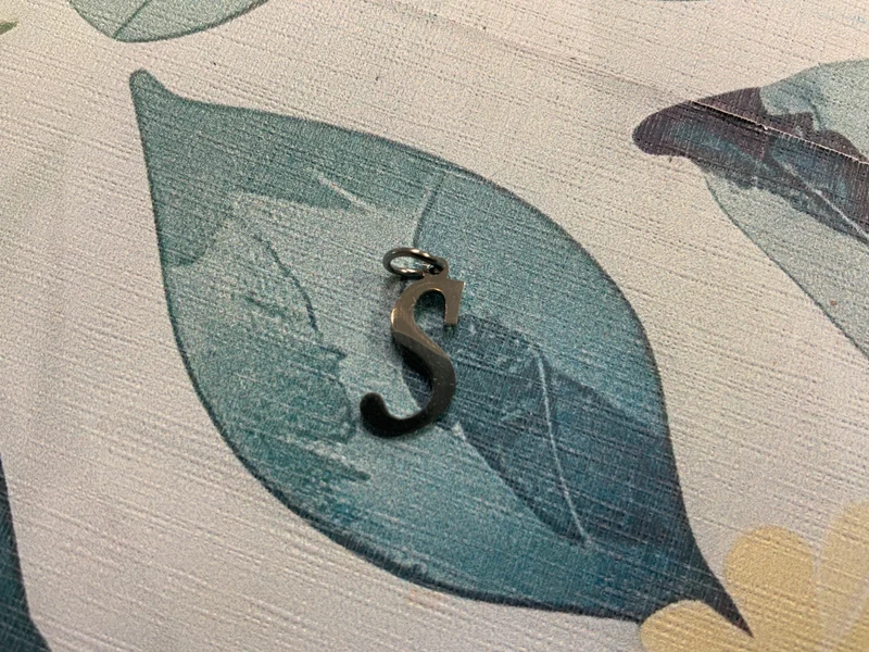 My Girl in LA Gold Initial Charm