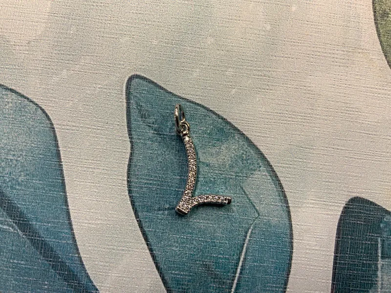 My Girl in LA Gold Initial Charm