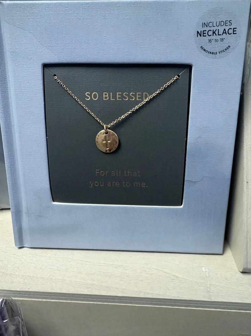Demdaco Book+Necklace