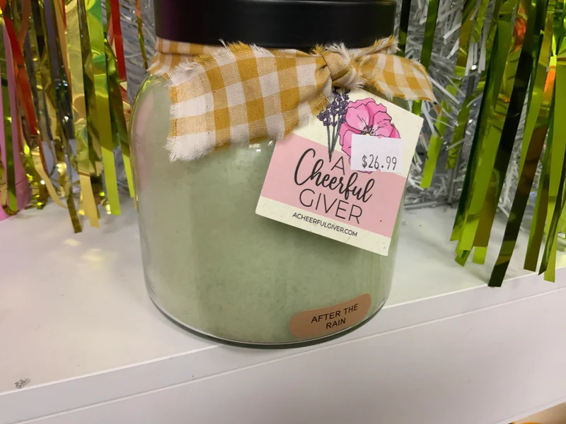 A Cheerful Giver Candles