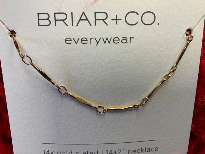 Briar+Co Gold Bar link Chain