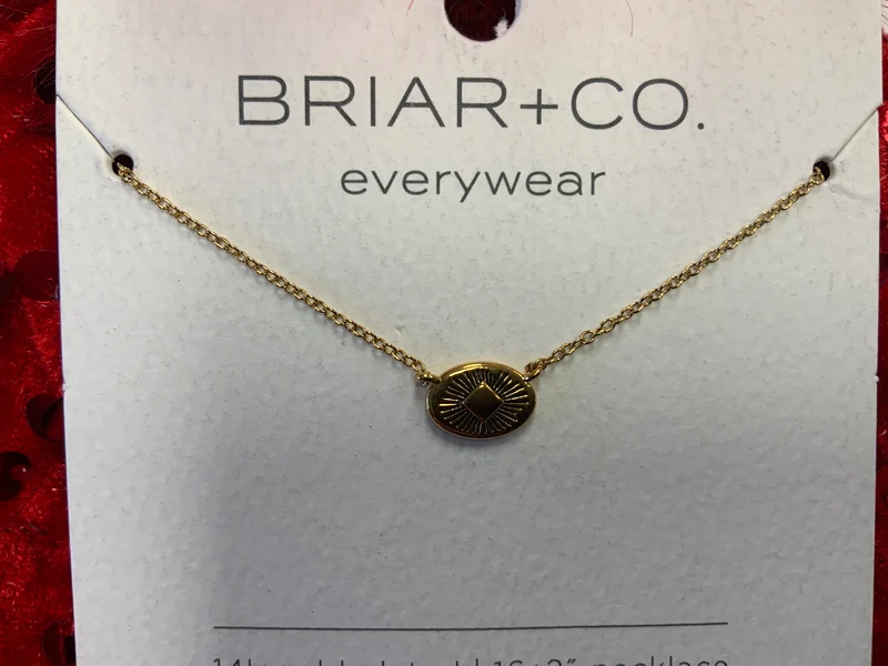 Briar+Co Gold Sunburst Necklace