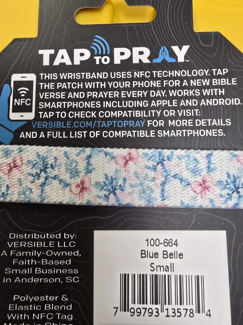 Versible Tap to Pray Wristband