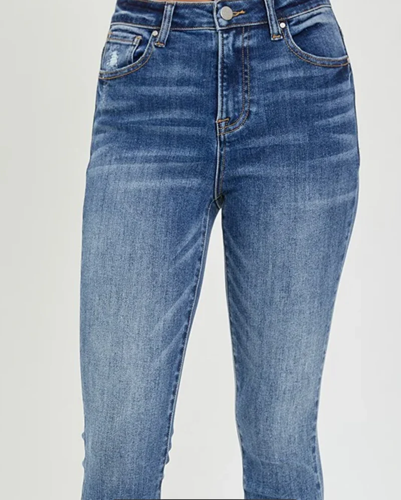 Risen Tummy Control Mid Rise Skinny Ankle