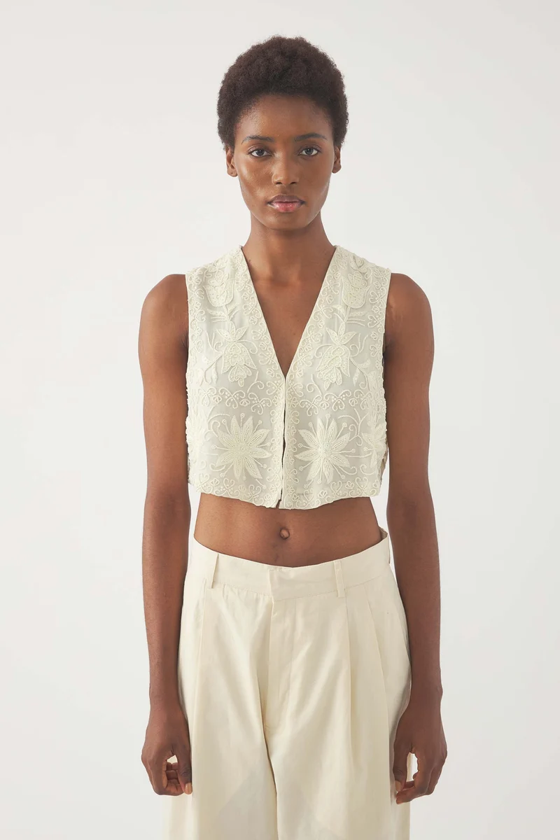 Gilet à sequins Mahata