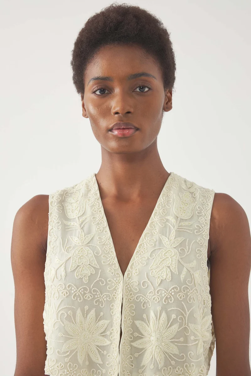 Gilet à sequins Mahata