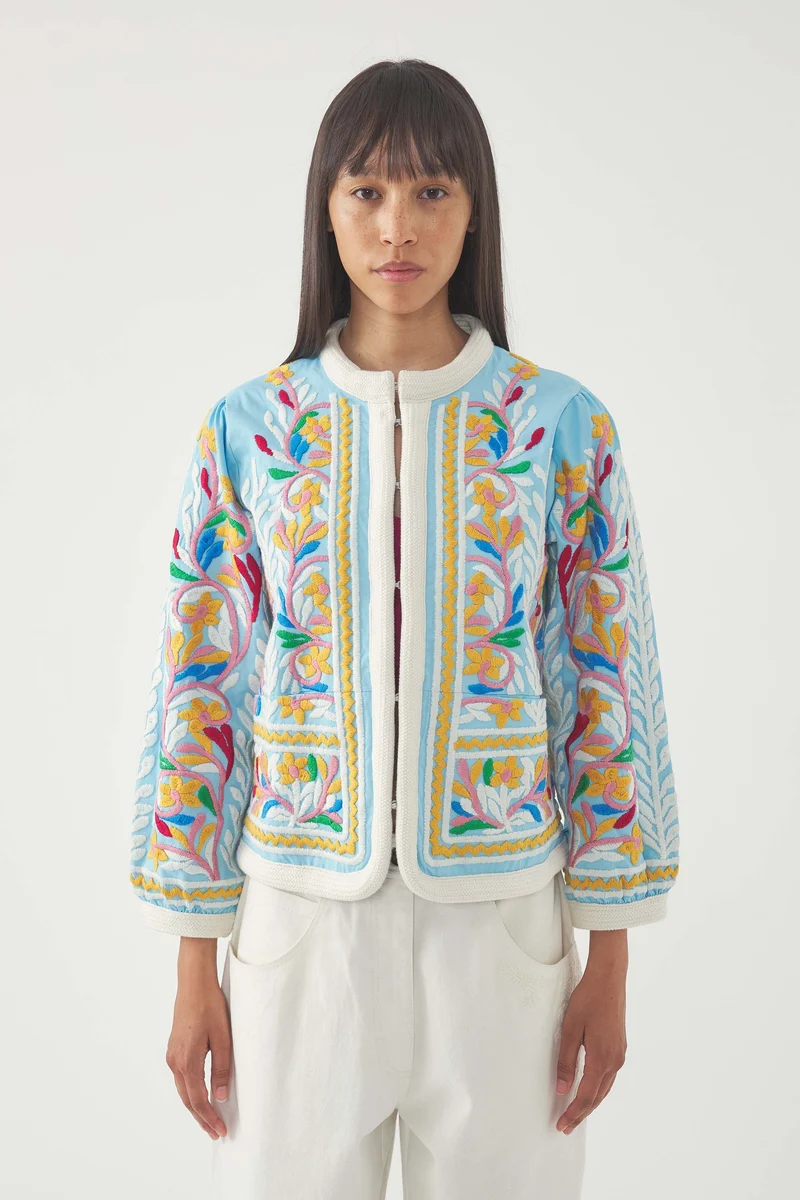 Veste brodée Hendrix