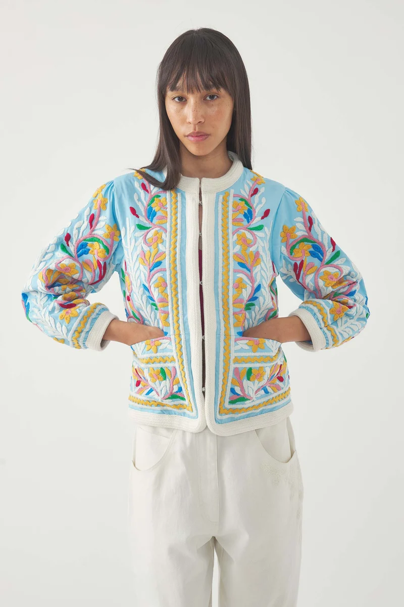 Veste brodée Hendrix