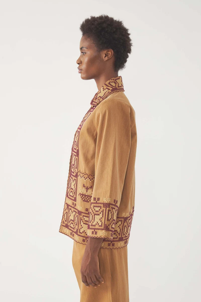 Veste brodée Berenice