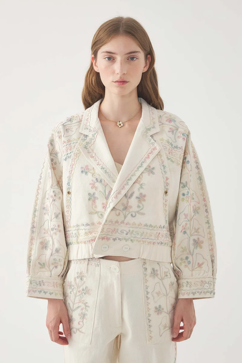 Veste brodée Alex