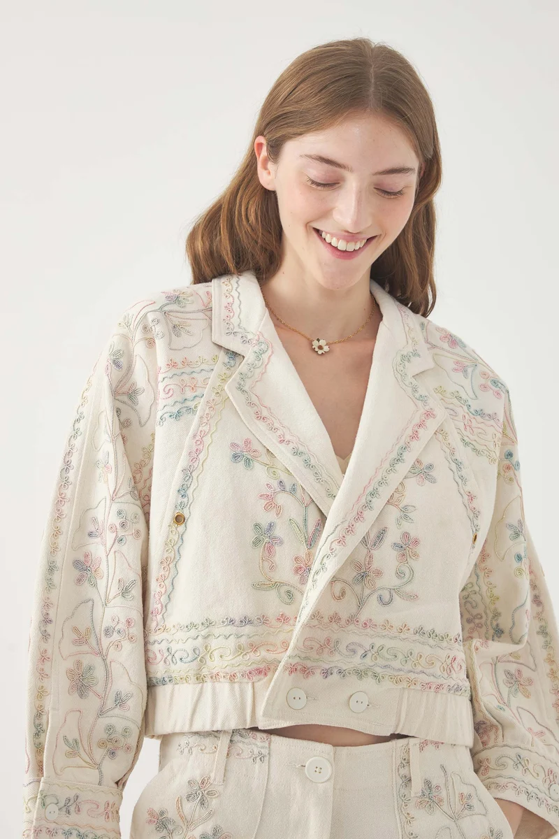 Veste brodée Alex