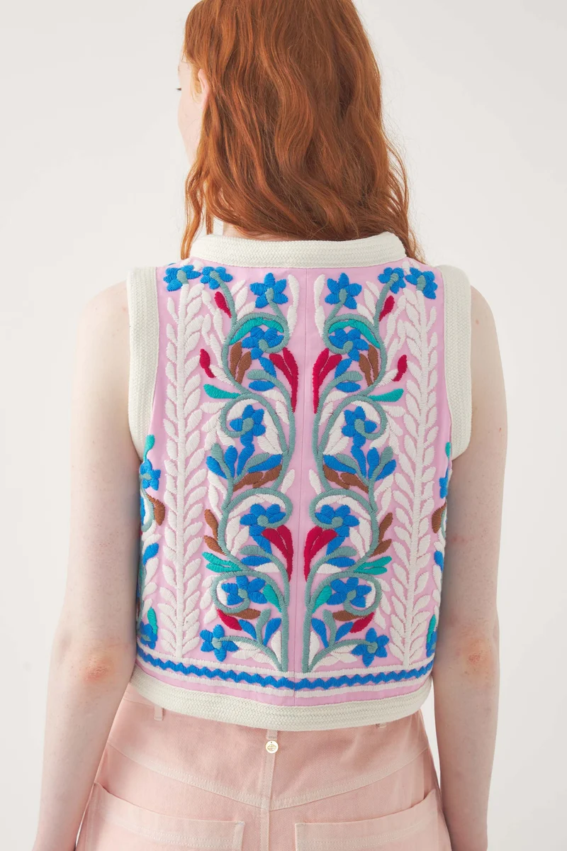 Gilet brodé Hendrix
