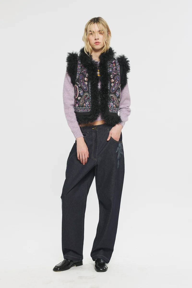 Gilet brodé Roza