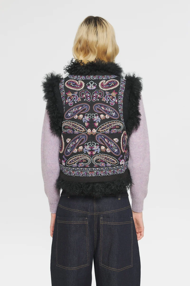 Gilet brodé Roza
