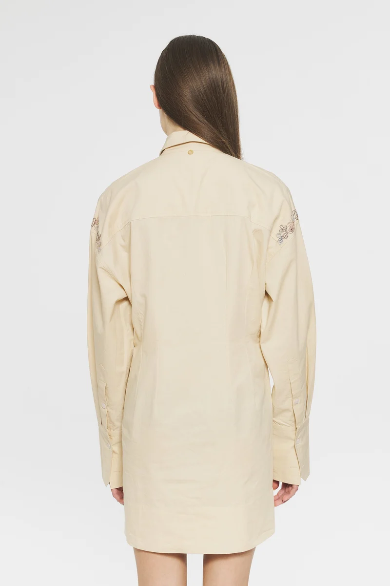 Robe courte brodée Ziggy