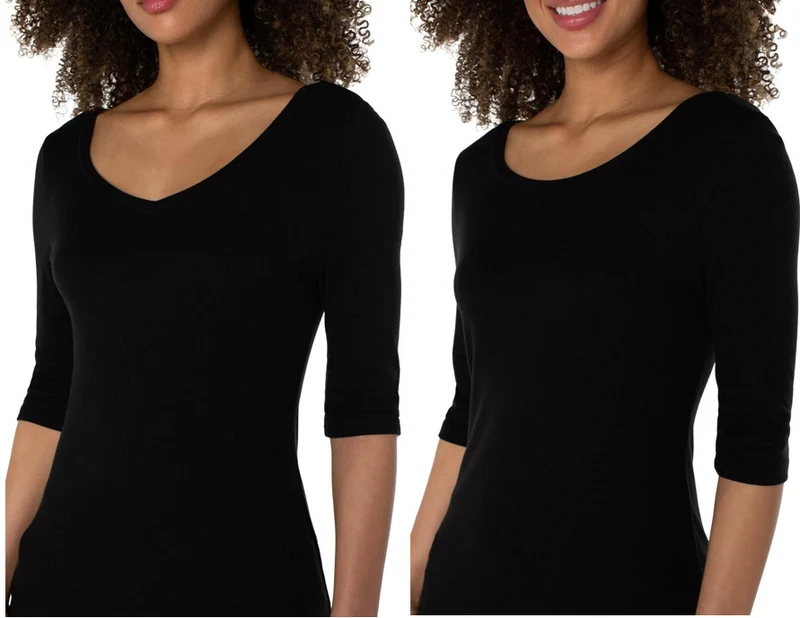 Pine Apparel Elbow sleeve interchangeable Top