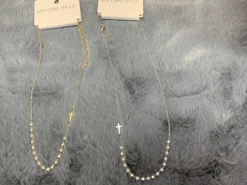 My Girl in LA Mini Pearl Chain