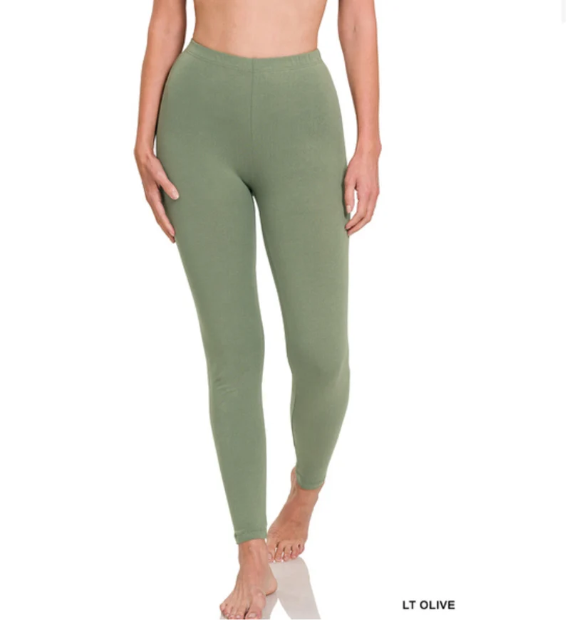 Zenana Cotton Leggings