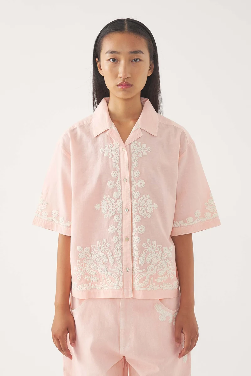 Chemise brodée Adonis