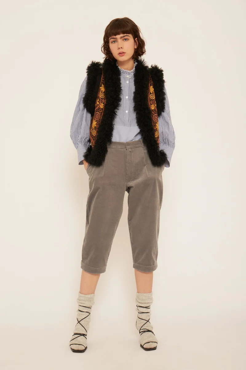 Gilet sans manches brodé Jimmy