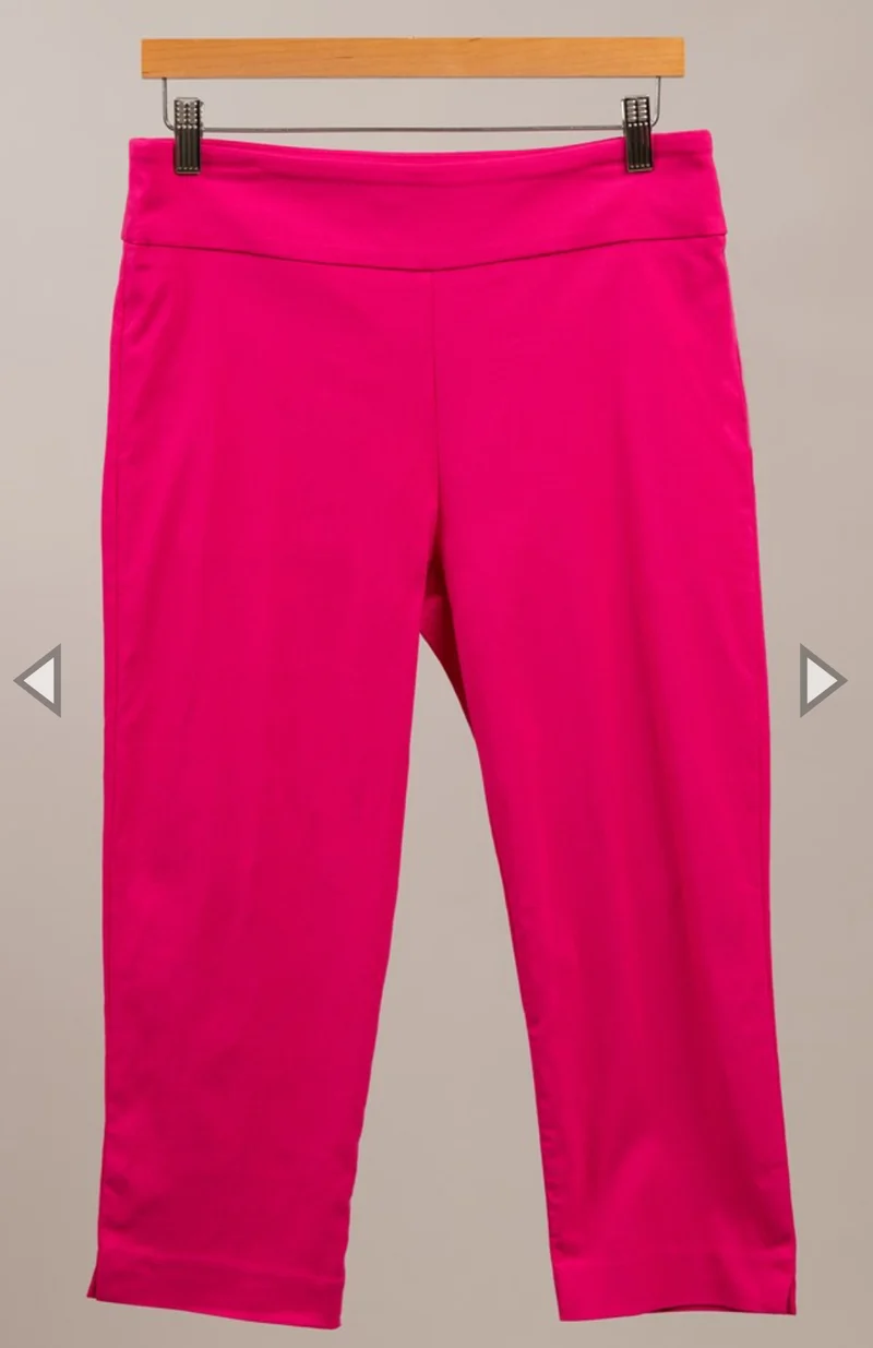 Eric Straight Leg Millennium Capri Malibu Pink