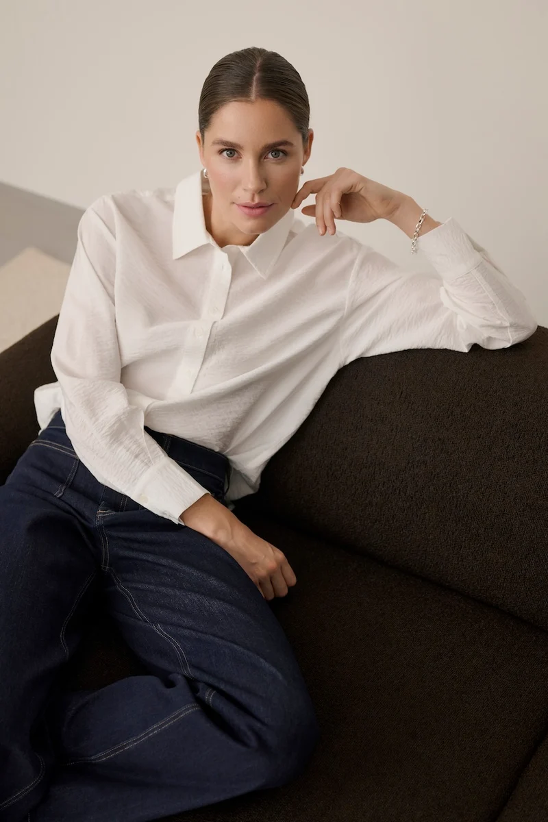 La blouse à col noué Kaffe | 10512233