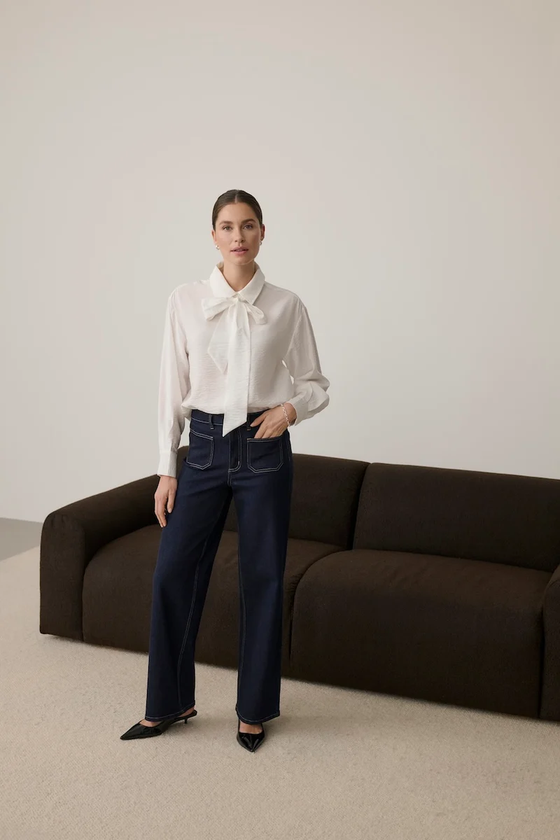 La blouse à col noué Kaffe | 10512233