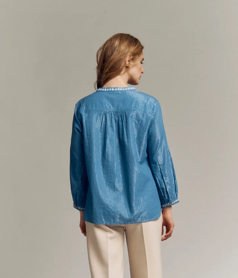 Blouse en coton CONSTANCE/82185/261